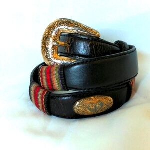 Silvercreek classics Boho Western Woven Texas Leather belt